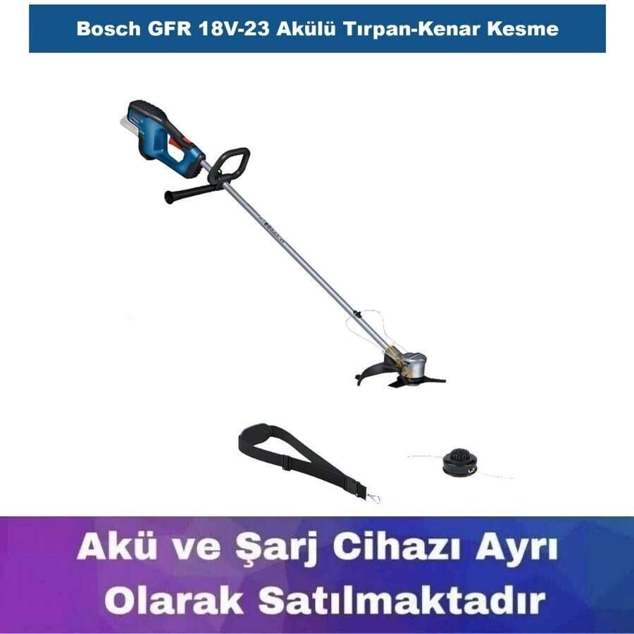 Bosch GFR 18V-23 Akülü Tırpan-Kenar Kesme (Akü ve Şarj Yoktur) 06008D1000