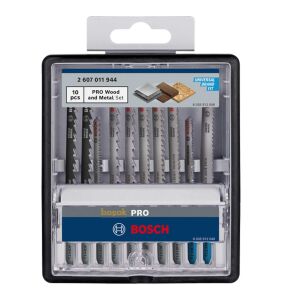 Bosch Pro 10'lu Ahşap ve Metal Kesim Dekupaj Ucu Seti 2607011944