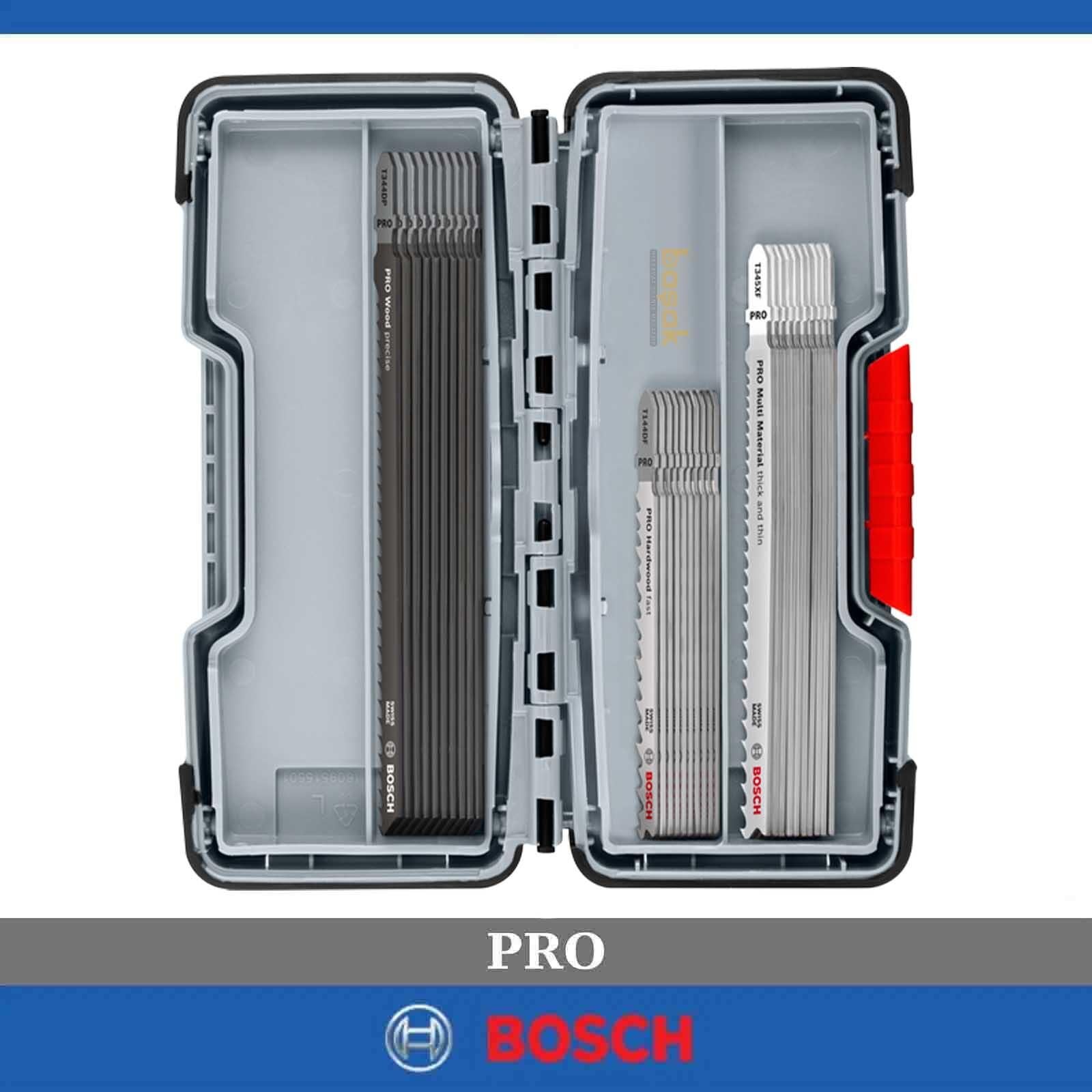 Bosch Pro 30'lu Ahşap ve Metal Kesim Dekupaj Ucu Seti 2607011946
