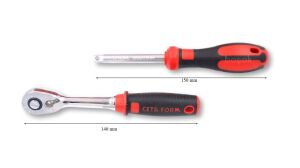 Ceta Form 61 Parça 1/4” Lokma Takımı Metal Çantalı C00-61PH2