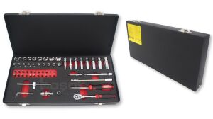 Ceta Form 61 Parça 1/4” Lokma Takımı Metal Çantalı C00-61PH2