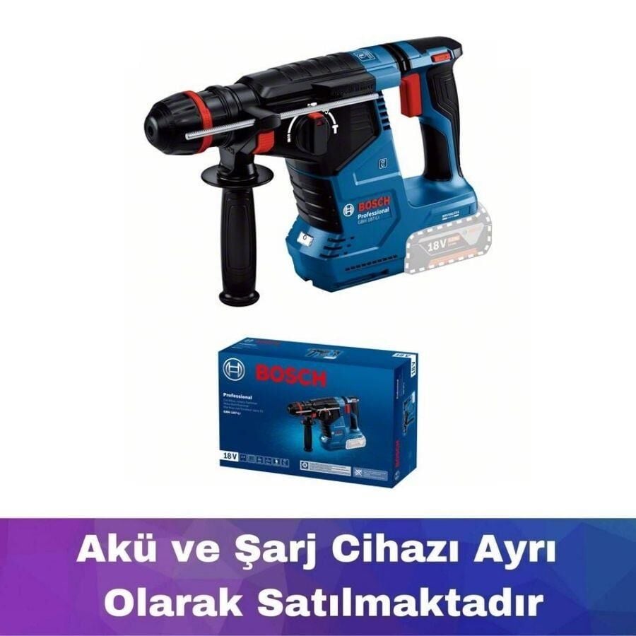 GBH 187-LI One Chuck Akülü Kırıcı Delici (Akü ve şarj yoktur) 0611923120