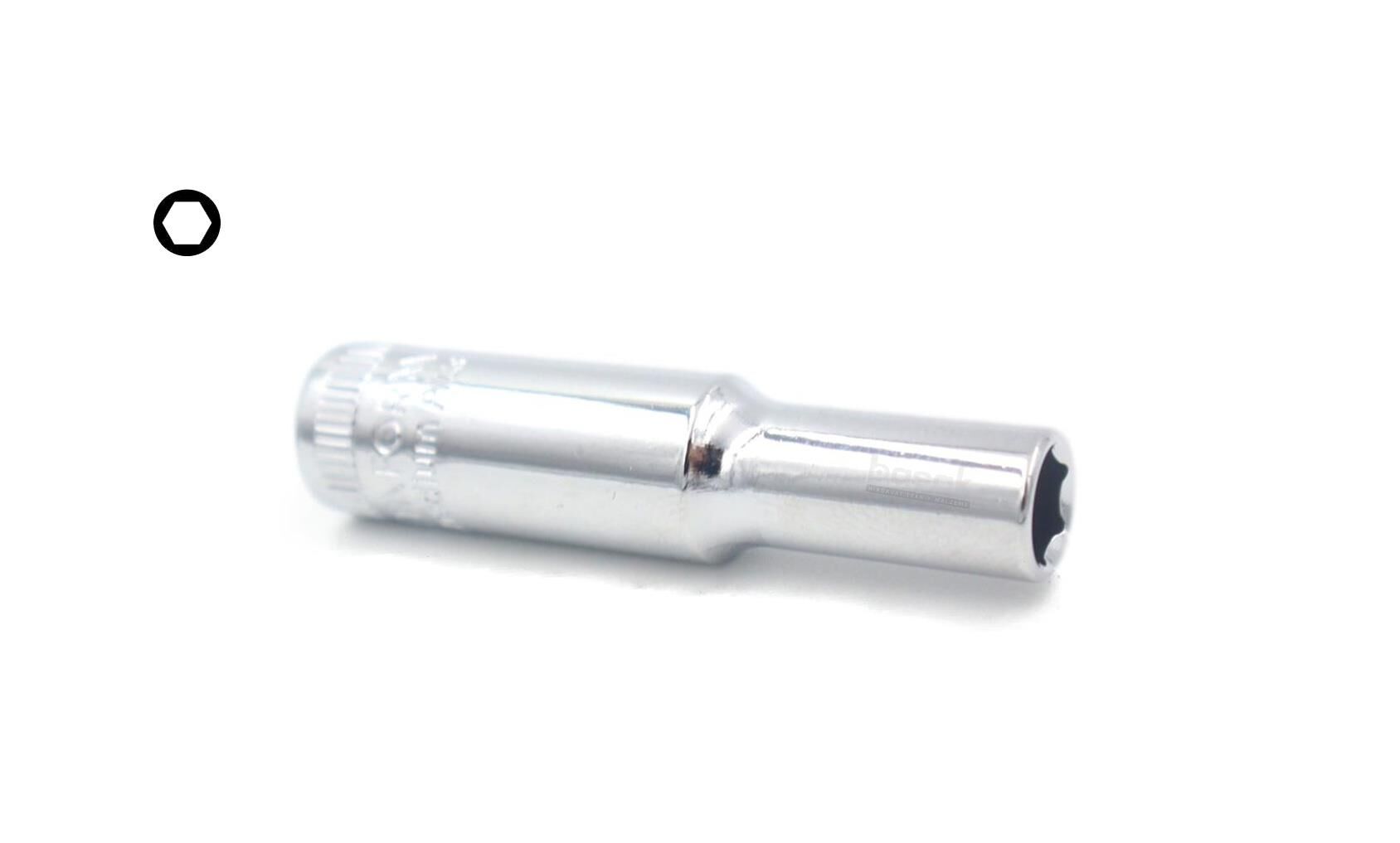 Ceta Form ¼” 4 mm 6 Köşe Derin Lokma Anahtar  C04-H040