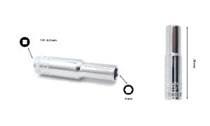 Ceta Form ¼” 4 mm 6 Köşe Derin Lokma Anahtar  C04-H040