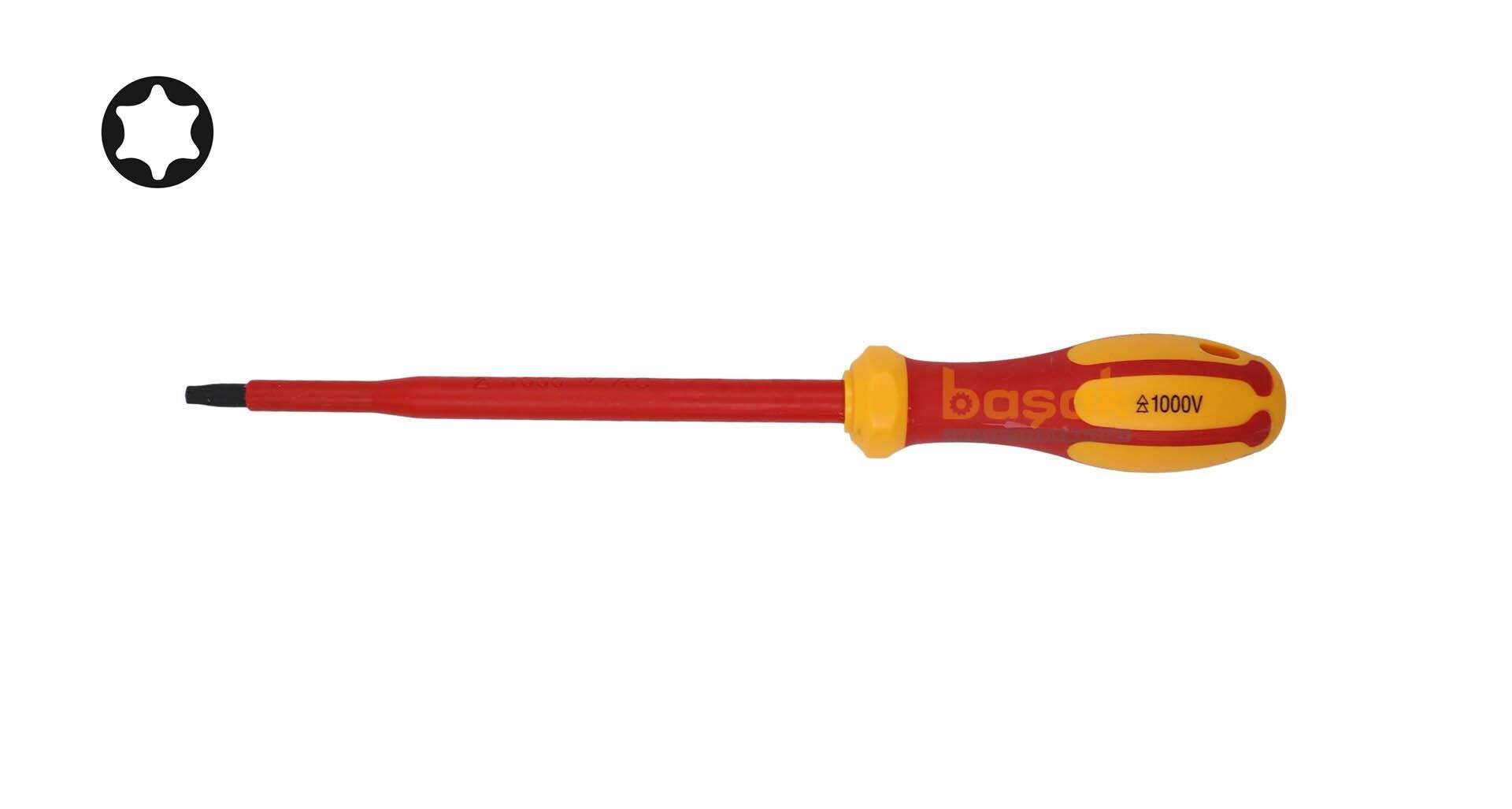 Ceta Form T25 x 125 mm 1000V İzoleli Torx Uçlu Tornavida G04-025-125