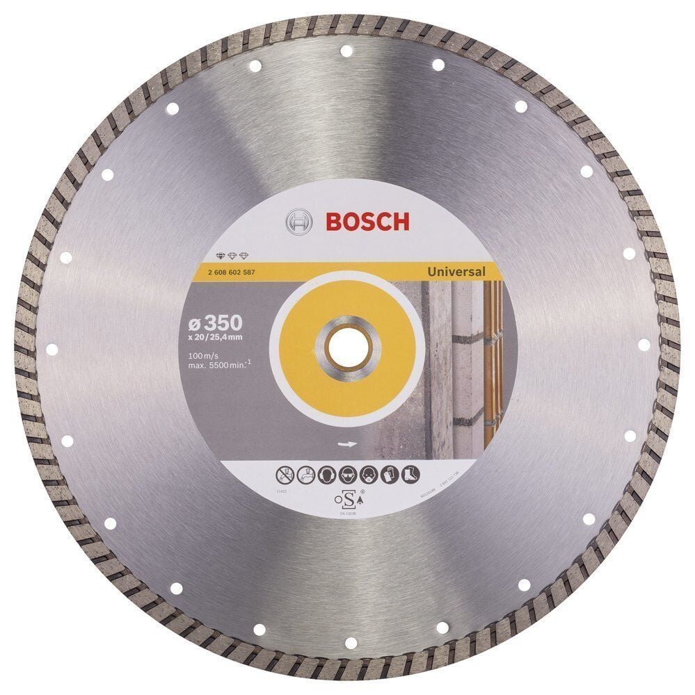 Bosch Standard Turbo 350 mm Genel İnşaat Malz. Kesme Diski 2608602587