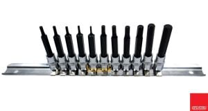 Ceta Form 11 Parça 1/4” Allen Uçlu Inch Lokma Takımı C08AS-RHX11