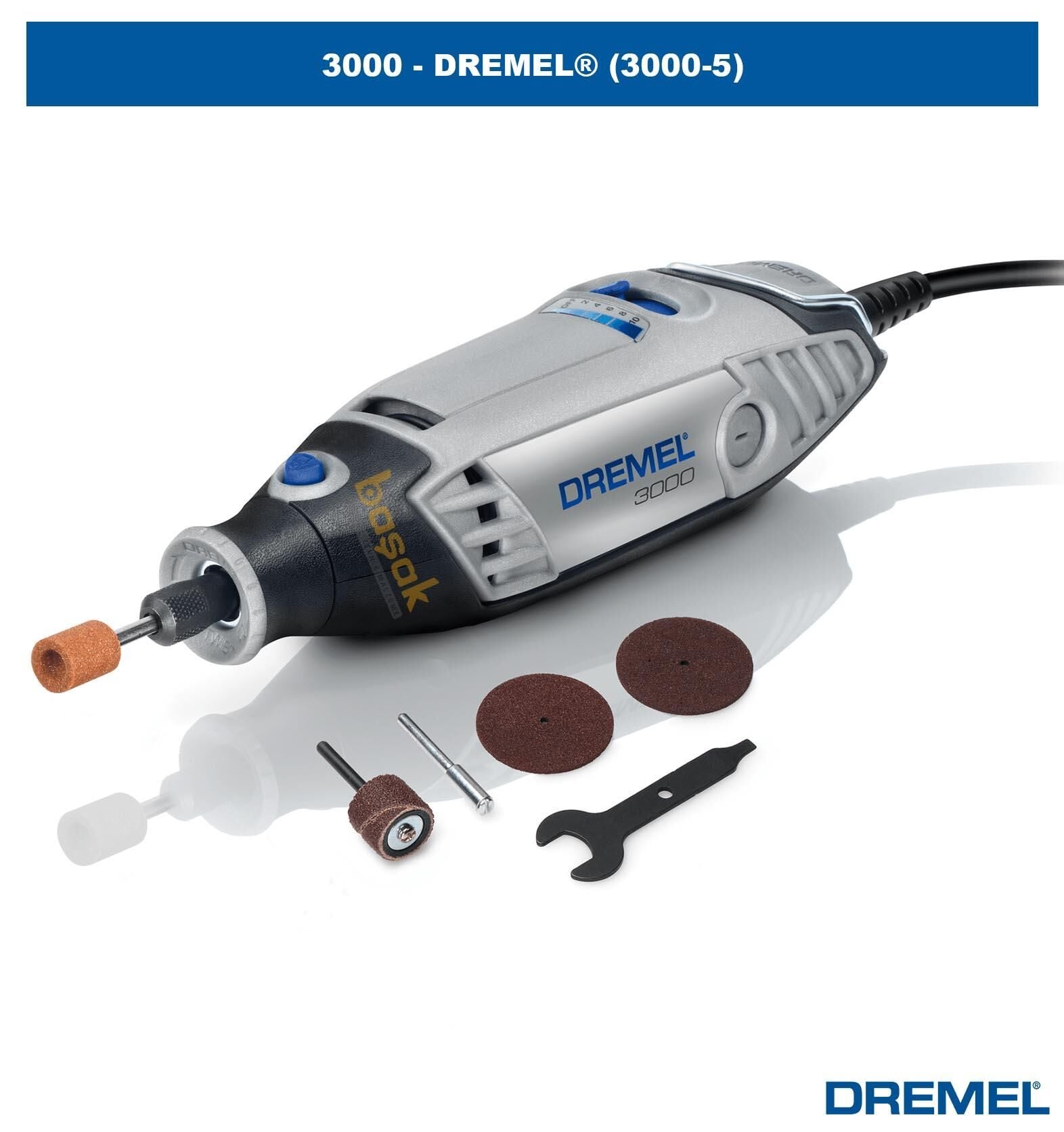 DREMEL 3000 5 Aksesuarlı El Motoru F0133000JW