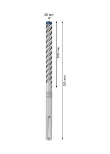 Bosch Expert 20 x 320 mm 5’li Yeni Sds Max-8X Delme Ucu 2608900265