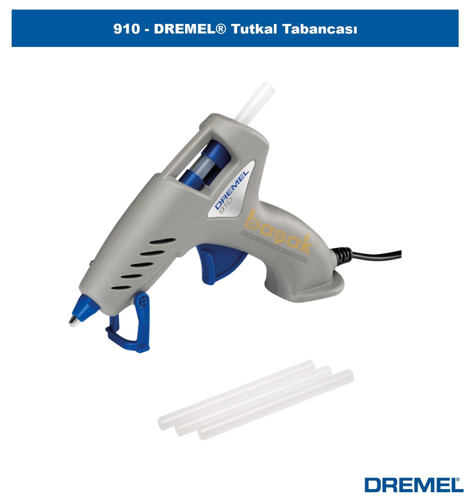 DREMEL 910 -3 Sıcak Silikon Tabancası