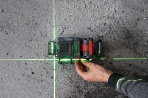 Bosch GLL 18V-120-33 CG 1x4 Ah ProCORE Akülü Yeşil Çizgi Lazer