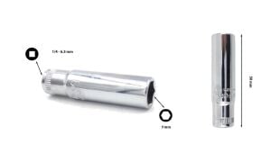 Ceta Form ¼” 9 mm 6 Köşe Derin Lokma Anahtar C04-H090