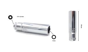 Ceta Form ¼” 9 mm 6 Köşe Derin Lokma Anahtar C04-H090