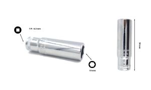 Ceta Form ¼” 10 mm 6 Köşe Derin Lokma Anahtar C04-H100