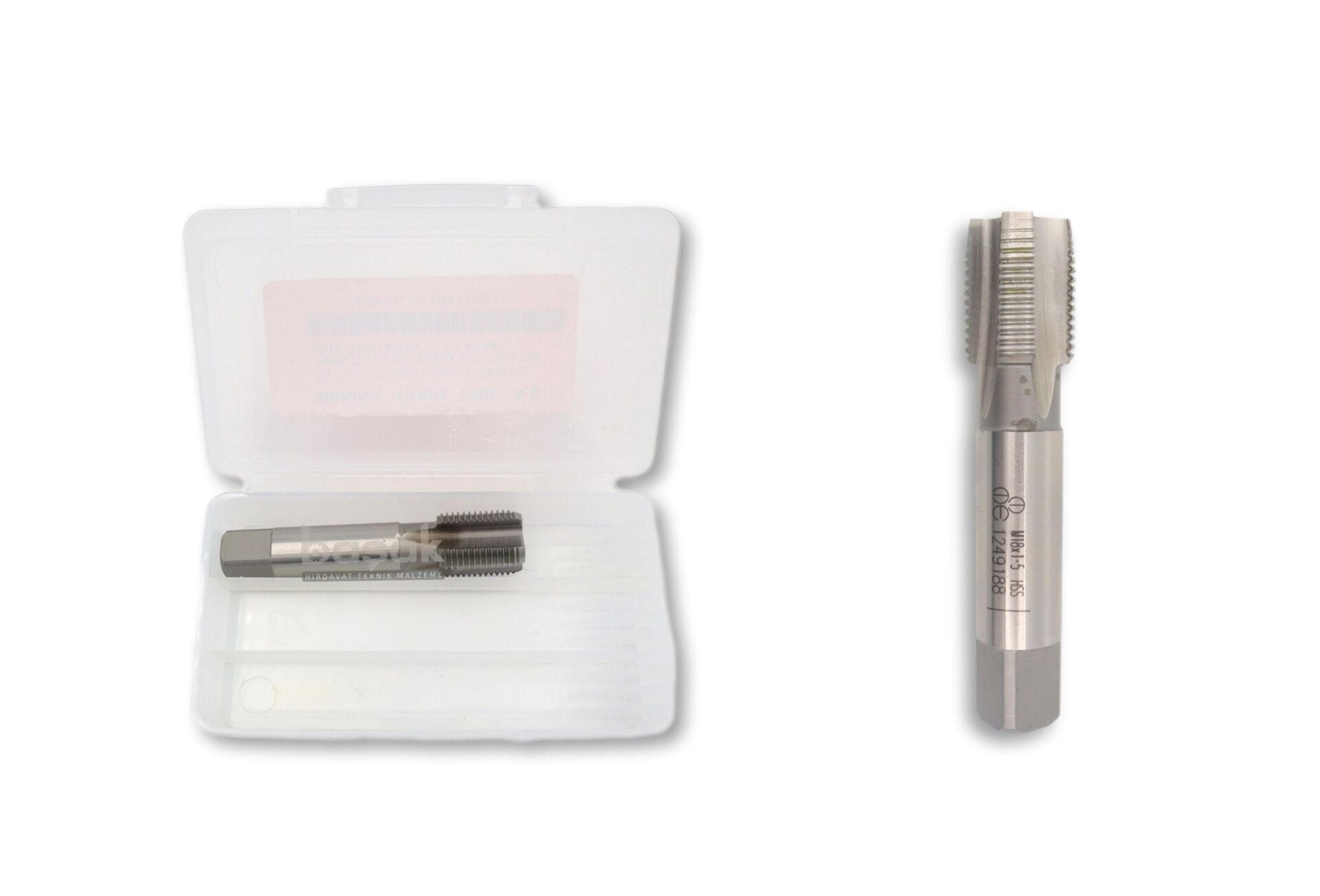 MTE M18x1.5 İnce Diş El Kılavuzu 2’li Takım HSS DIN 2181