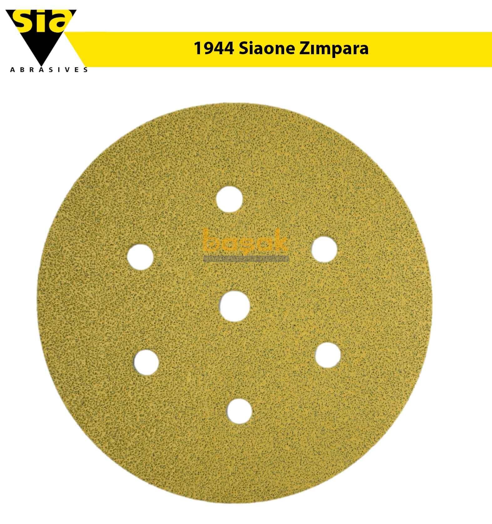 Sia 1944 Siaone 150 mm 80 kum 7 Delikli Zımpara Kağıdı 50'li