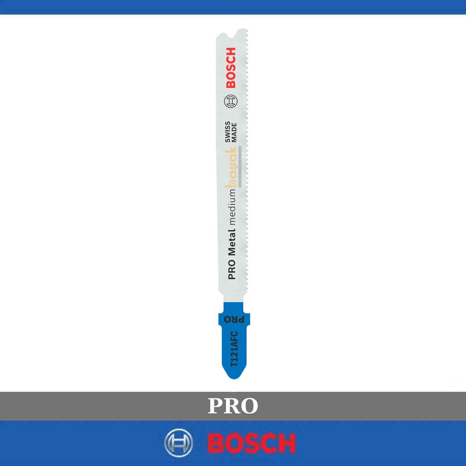 Bosch Pro T121 AFC 25'li 1-3 mm Metal Kesimi Dekupaj Ucu 2608655107