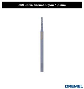 DREMEL 569 Sıva Kazıma Uçları 1,6 mm 2615056932