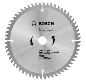 Bosch Ekonomik 184x20 mm 60 Diş Ahşap Daire Testere 2608644424