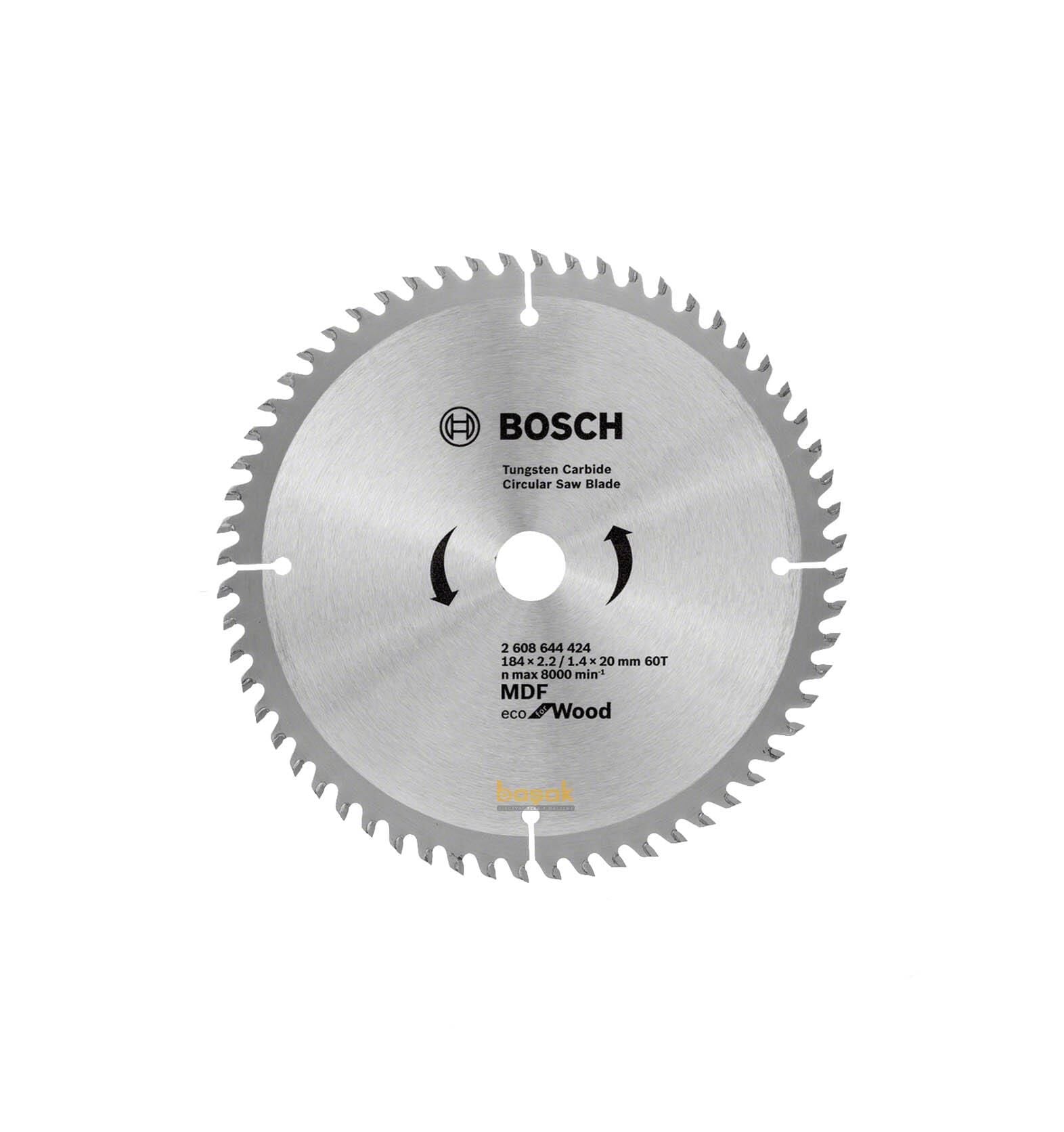 Bosch Ekonomik 184x20 mm 60 Diş Ahşap Daire Testere 2608644424