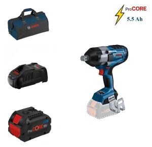 Bosch GDS 18V-1050 H 1x5,5 Ah ProCORE Akülü Darbeli Somun Sıkma Bez Çantalı