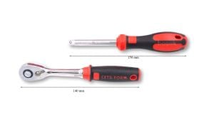 Ceta Form 61 Parça 1/4” Lokma Takımı Plastik Çantalı C00-61PH2