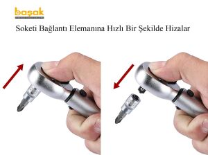 Ceta Form 61 Parça 1/4” Lokma Takımı Plastik Çantalı C00-61PH2
