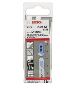 T 121 AF Eko. Hızlı Kesim Metal Dekupaj Ucu 25'li 2608636700