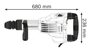 Bosch GSH 11 VC Beton Kırıcı Hilti Matkap 1700 W 0611336000