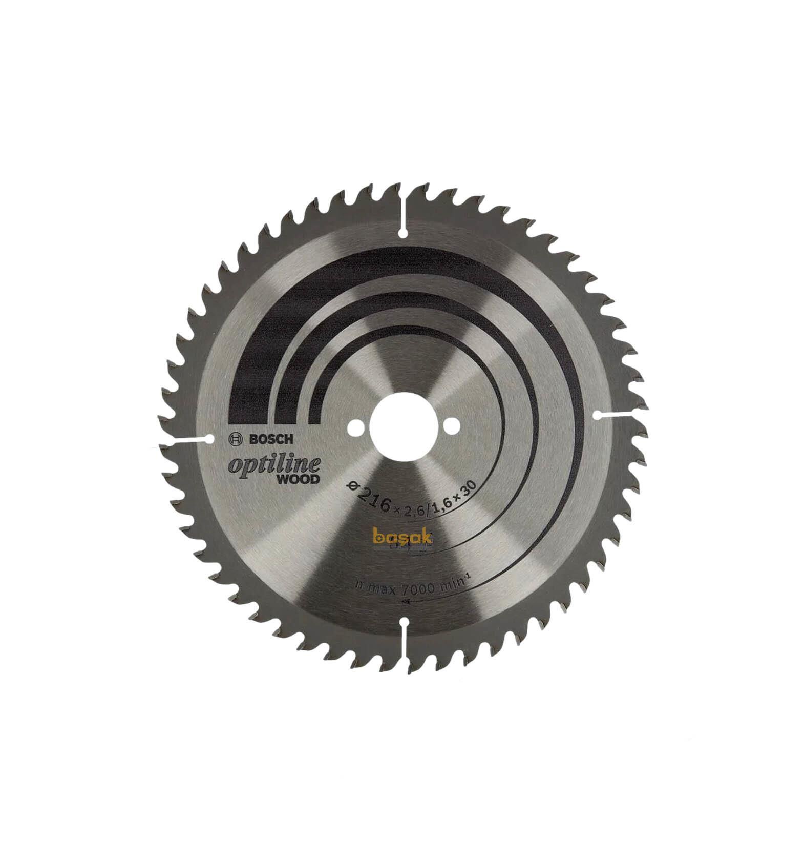 Bosch Optiline 216x30 mm 54 Diş Ahşap Daire Testere 2608838411