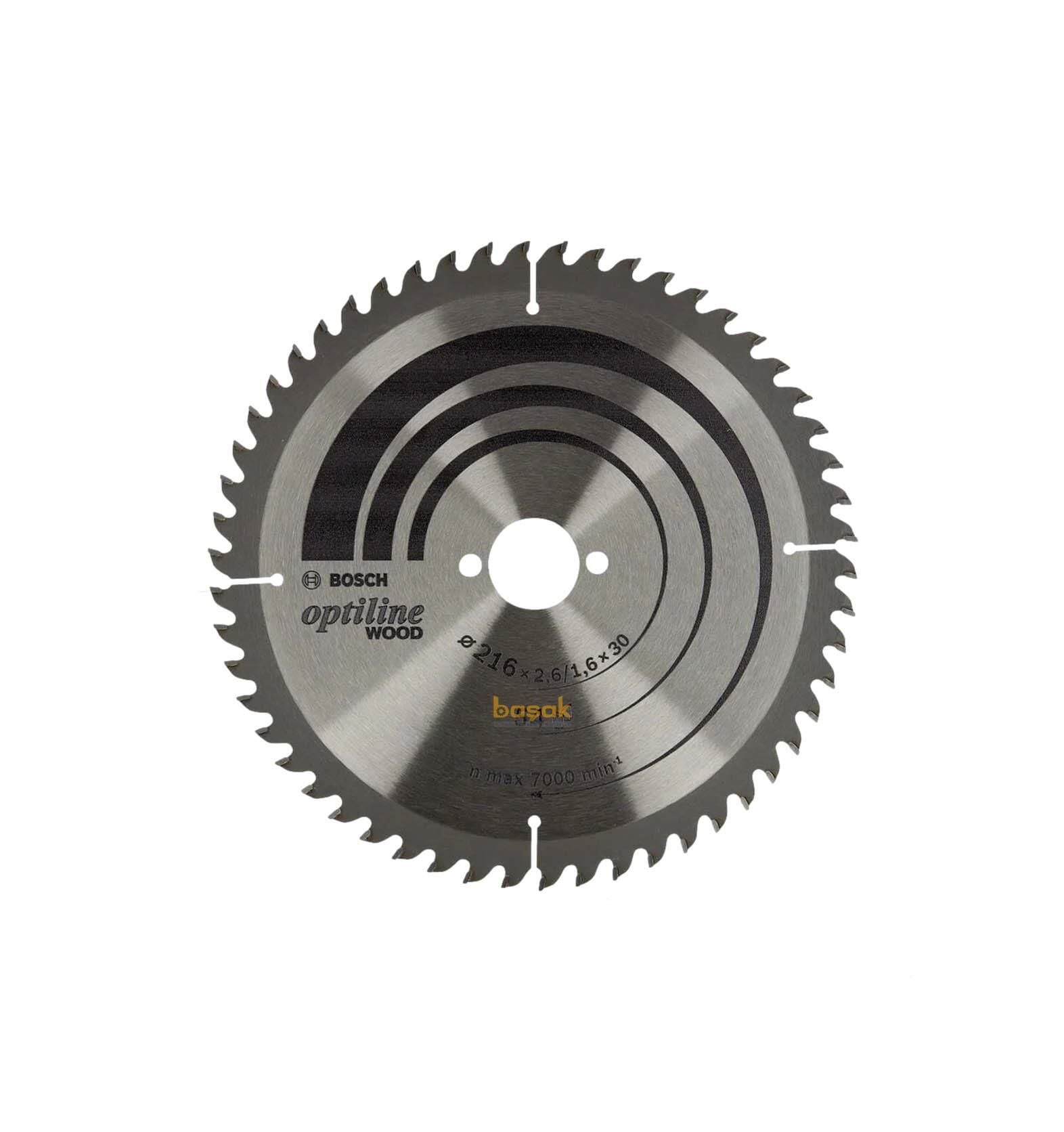 Bosch Optiline 216x30 mm 54 Diş Ahşap Daire Testere 2608838411