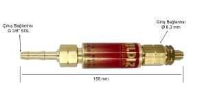 Yıldız 1231 Alev Emniyet Valfi Basinç Düsürücü Için Propan (5120)