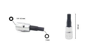 Ceta Form 5 mm 1/4” Lokmalı Allen C08S-H50