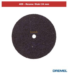 DREMEL 409 Kesme Diski 24 mm (36adet) 2615040932
