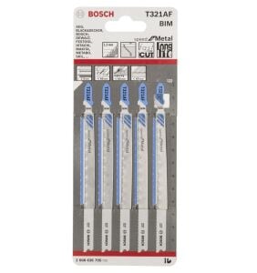 T 321 AF Uzun Hızlı Kesim Metal Dekupaj Ucu 5'li 2608636705