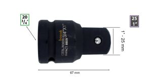 Ceta Form C71-92 3/4’’ Havalı Lokma Adaptörü - D:3/4” E:1”