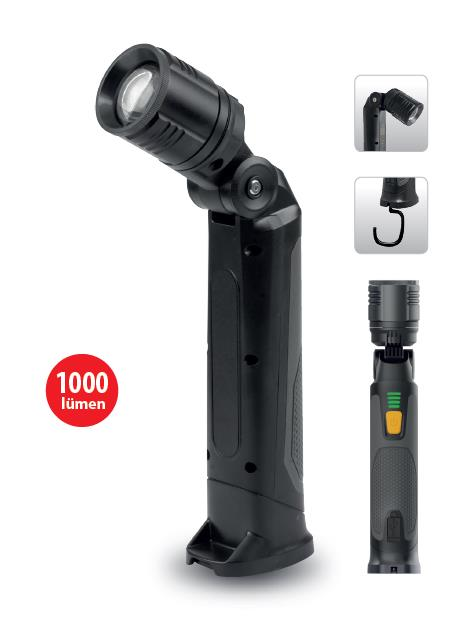 Ceta Form Oynar Başlıklı Led El Feneri 1000 Lümen R10F-TRCH1