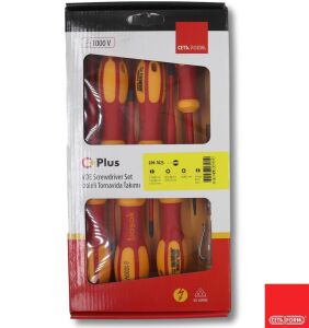 Ceta Form Slimline 7 Parça 1000 Volt VDE İzoleli Düz Yıldız Tornavida Takımı G99-702S