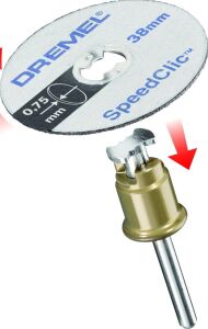 DREMEL SC409 EZ SpeedClic İnce Kesme Diskleri (5 adet) 2615S409JB