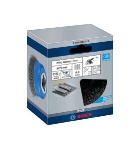Bosch X-LOCK Clean Serisi Metal İçin Saçaklı Tel Fırça 75*0,3 mm 2608620725