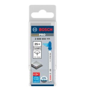 Bosch Pro T121 BFC 25'li 2-6 mm Metal Kesimi Dekupaj Ucu 2608655111