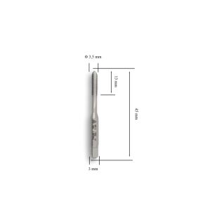 MTE M3,5 El Kılavuzu 3’lü Takım HSS DIN 352