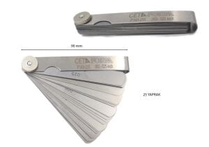 Ceta Form 25 Yaprak İnch Sentil Filler Çakısı .002''-.025'' P54A-25S