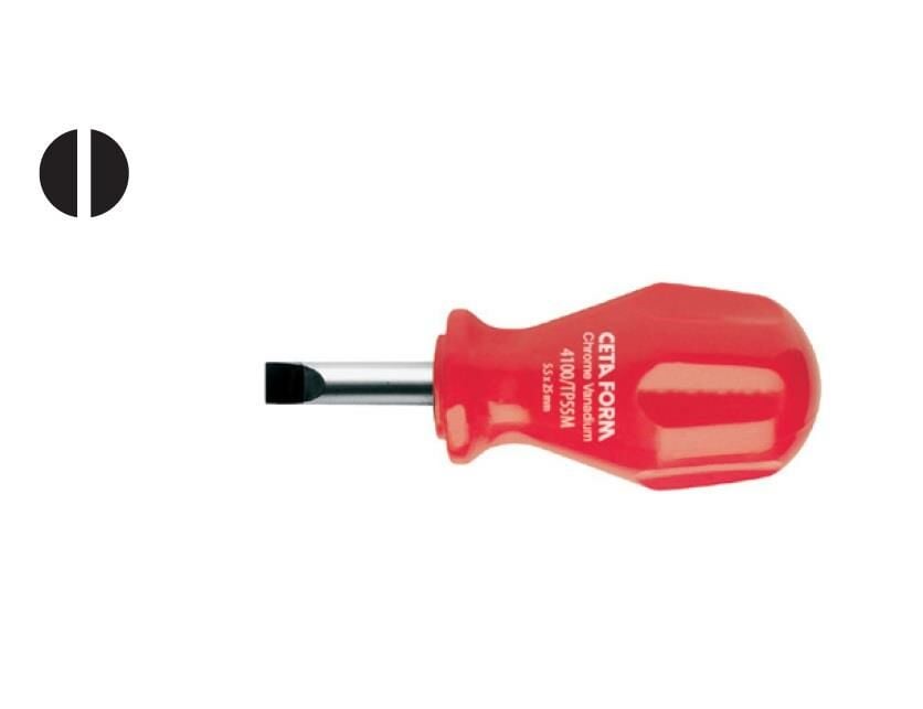 Ceta Form  6,5x25mm Topaç Düz Tornavida 4100/TP65M