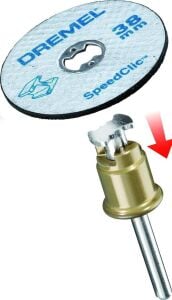 DREMEL SC406 EZ SpeedClic Başlangıç Seti 2 x Disk+1 x Mandren 2615S406JC