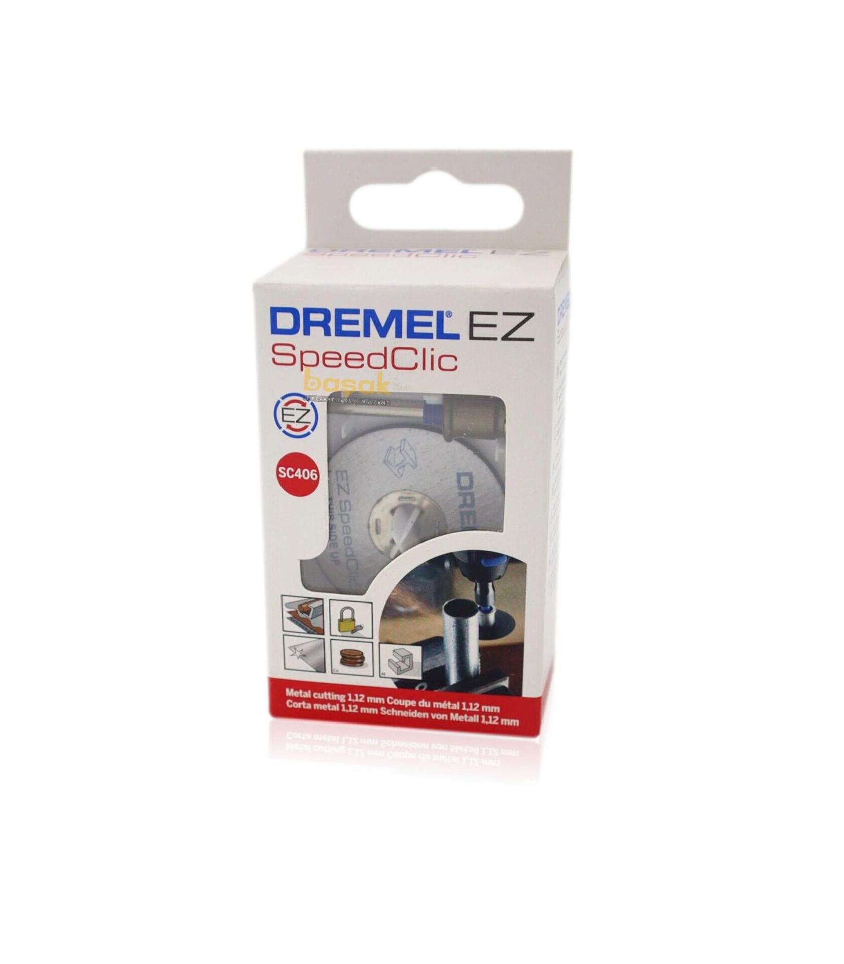 DREMEL SC406 EZ SpeedClic Başlangıç Seti 2 x Disk+1 x Mandren