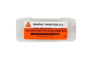 MTE M2,5 El Kılavuzu 3’lü Takım HSS DIN 352