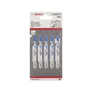 T 118 EFS Eko. Inox | Paslanmaz Çelik Dekupaj Ucu 5'li 2608636497