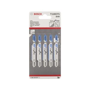 T 118 EFS Eko. Inox | Paslanmaz Çelik Dekupaj Ucu 5'li 2608636497