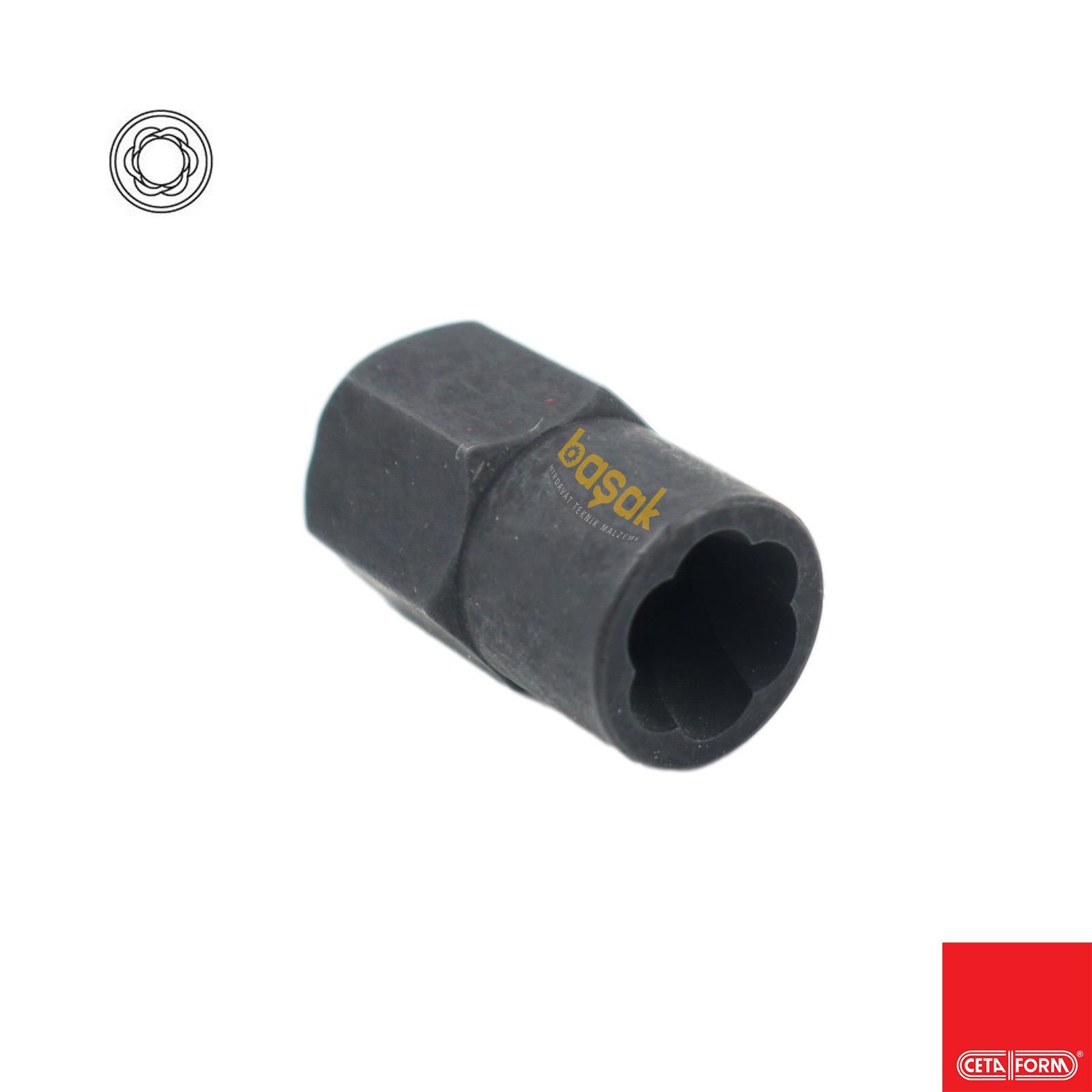 Ceta Form 10 mm 3/8'' Aşınmış Civata için Lokma Spiral Tip R32-10